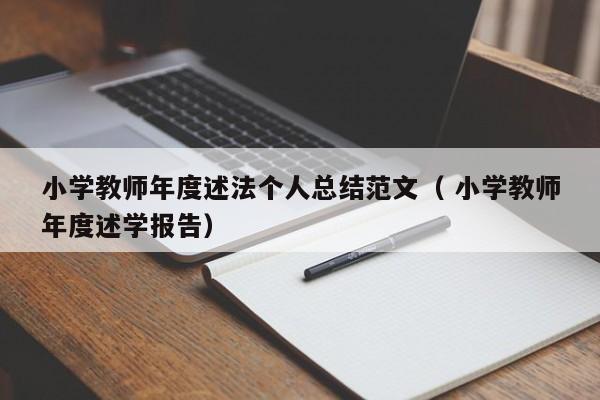 小学教师年度述法个人总结范文（ 小学教师年度述学报告）